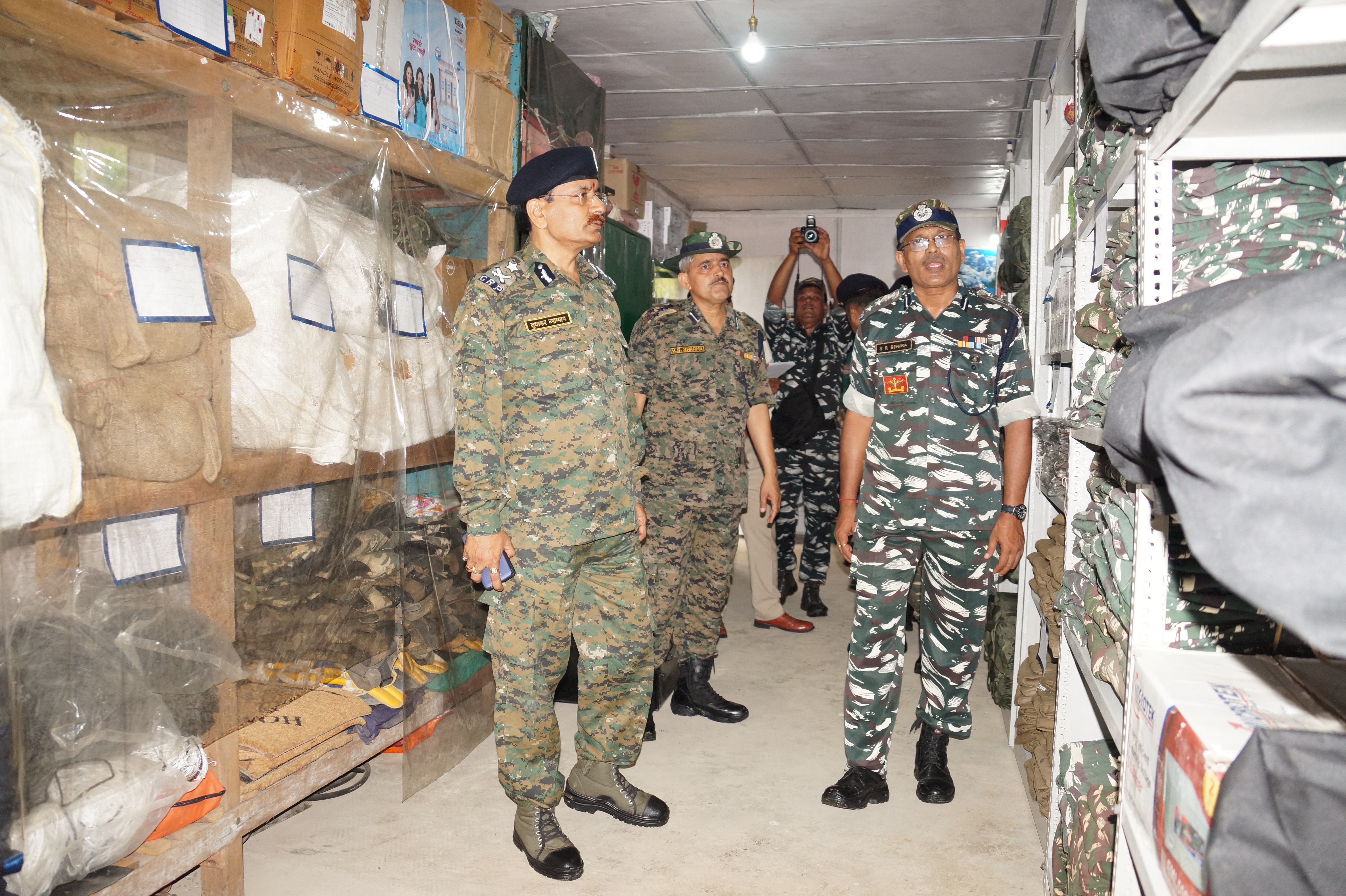   SH. SUDHAKAR UPADHYAY , IGP (OPS) SEC. CRPF, JORHAT VISITED 36 BN CRPF KHONSA (ACP) ON 13/06/2019