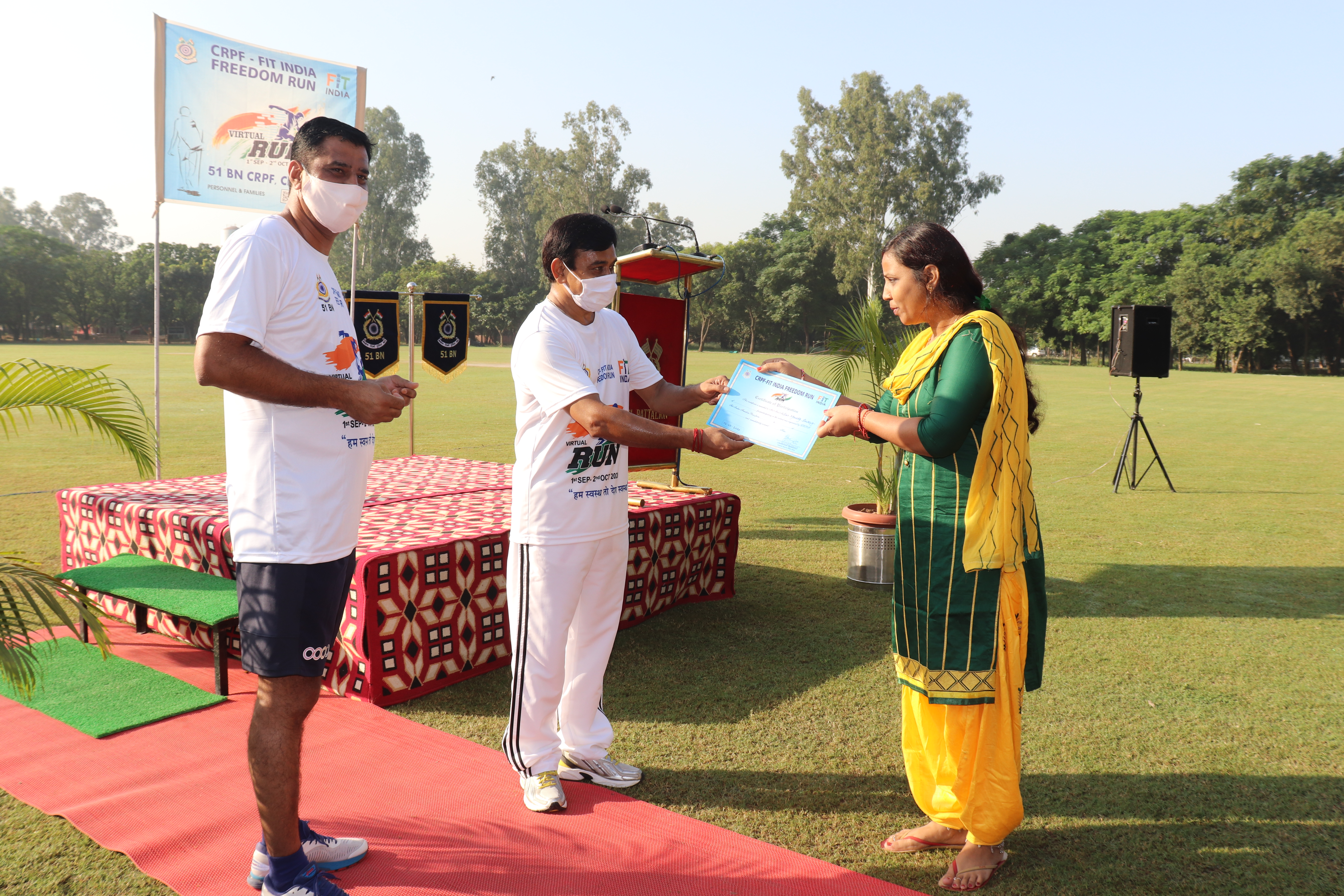   Fit India Freedom Run of Nw Sector Oct 2020