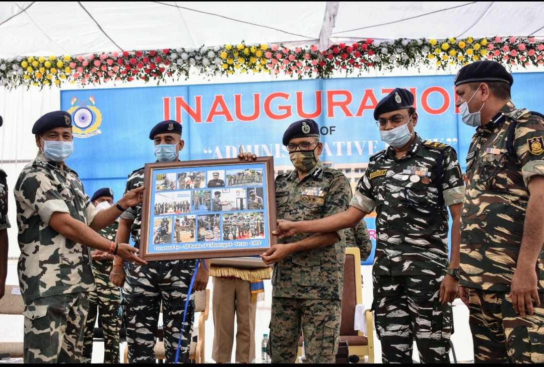   Inauguration of Administrative block GC Arang CRPF