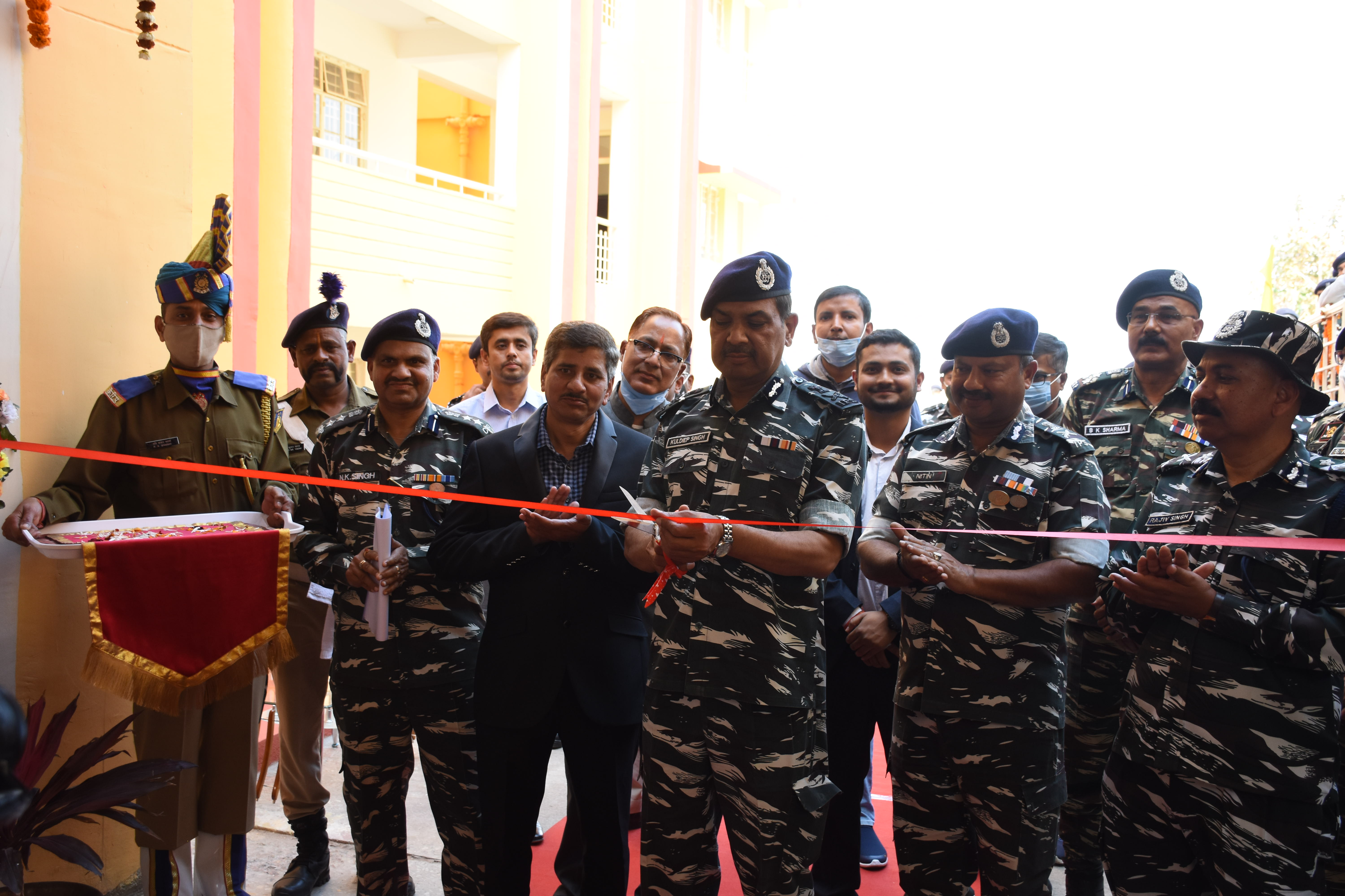   Inauguration of 240 Men Barracks at GC Ranchi