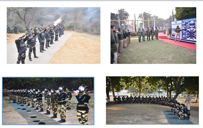 ANTI RIOT,CROWD CONTROL TRAINING OF BSF PERSONNEL FOR UN MISSION AT CONGO