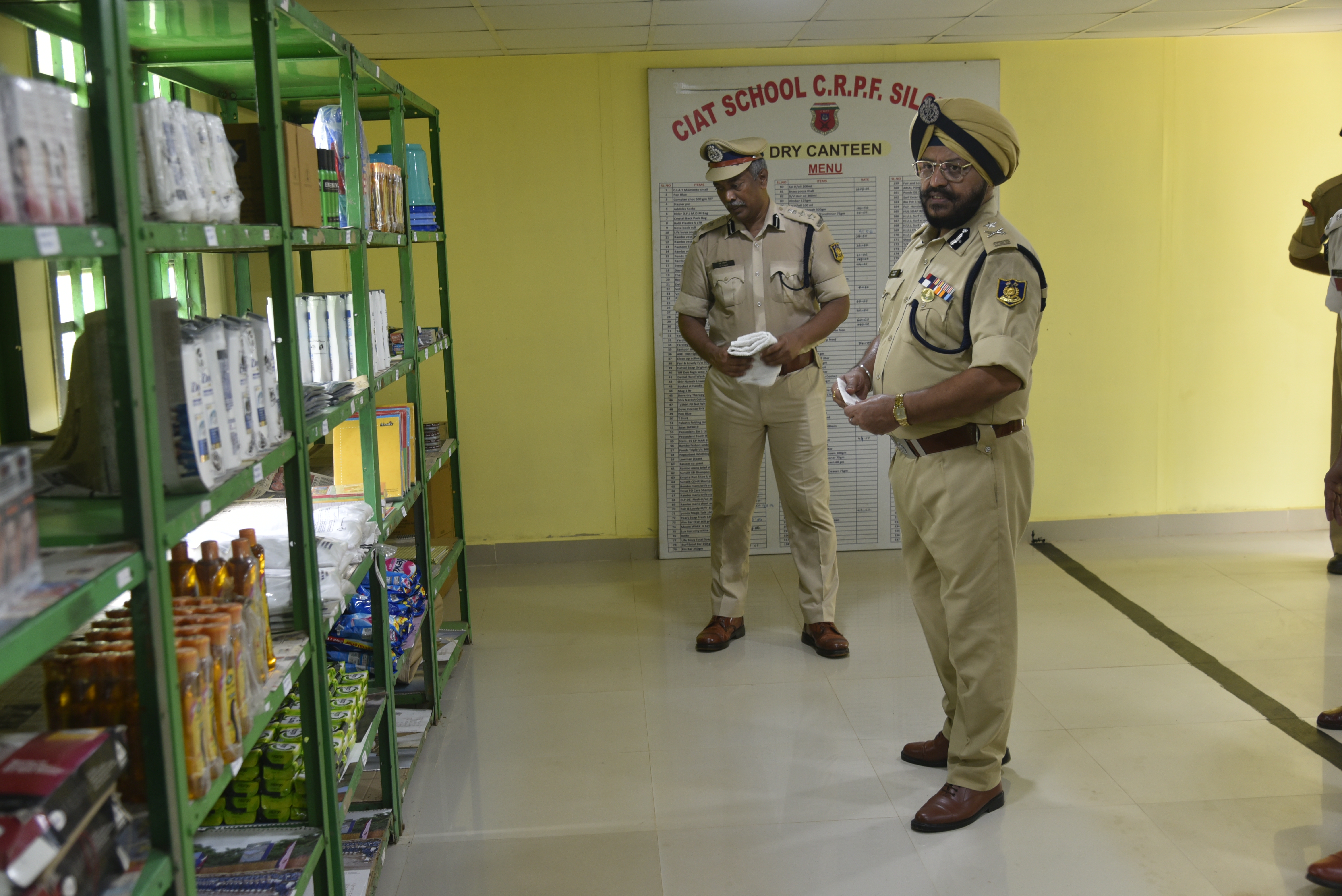   Visit of Facilities by Shri B.S. Gujral, IG, Principal, CIAT School, Silchar