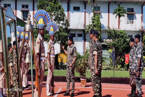   29-10-2023 अपर महानिदेशक का 186 बटालियन दौरा