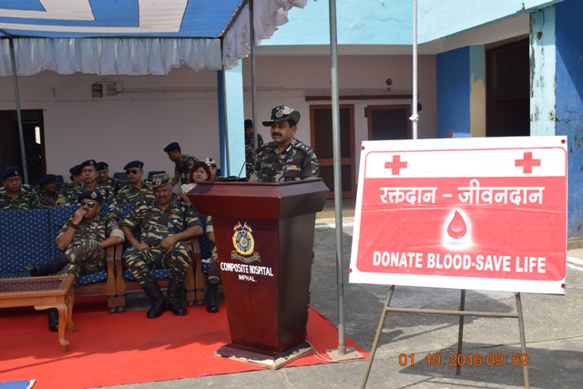   केरिपुबल मणिपुर क्षेत्र के वार्षिक रक्तदान शिवर का आयोजन दिनांकः01/10/2016 को संयुक्त अस्पताल इंफाल में किया गया जिसका उद्घाटन श्री…