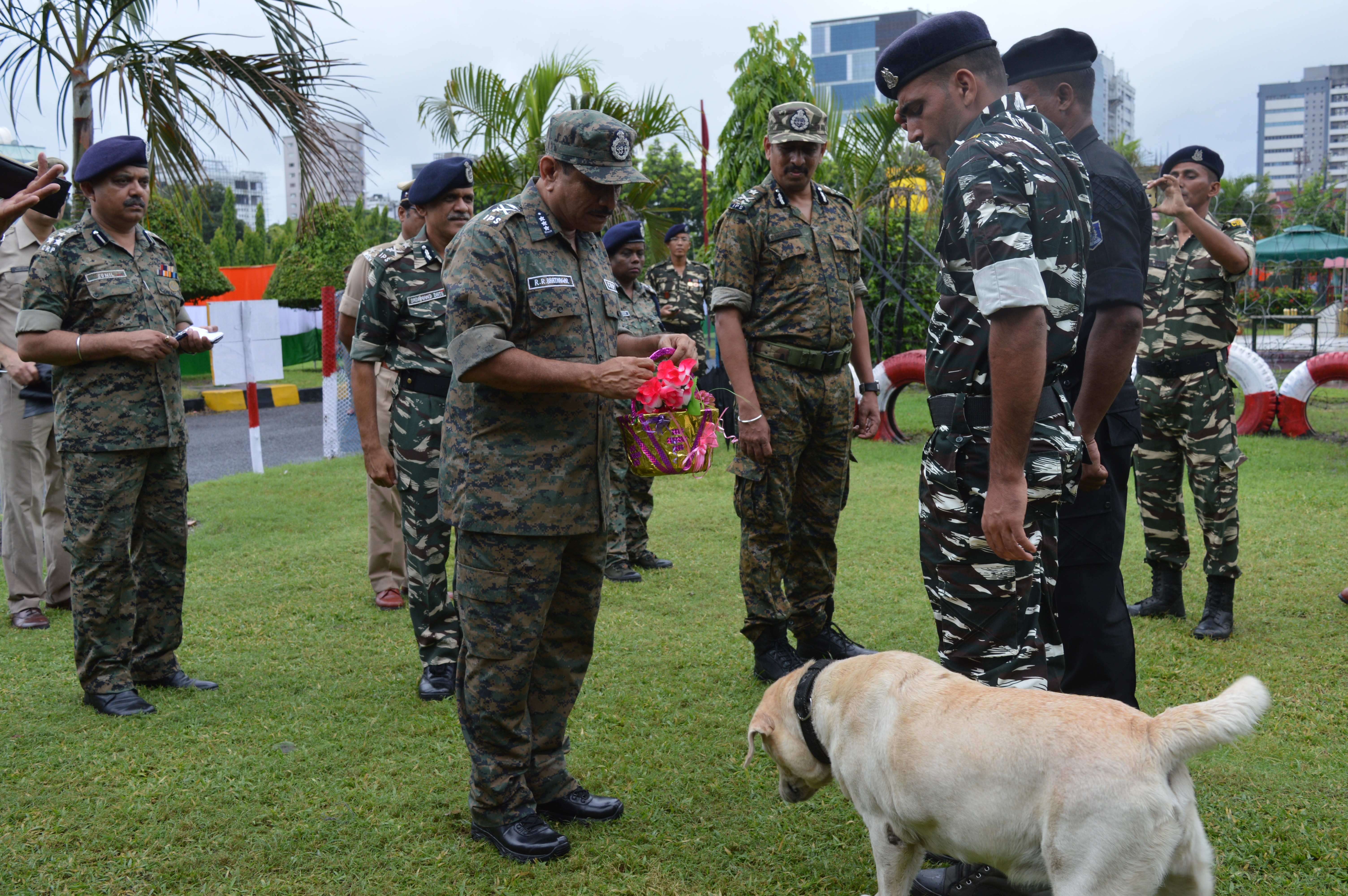   Interaction of DG CRPF with K9 Team Of West Bengal Sector