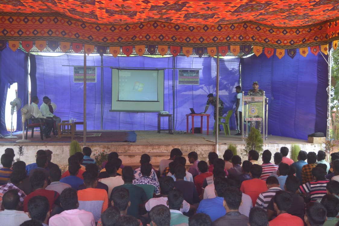   Awareness camp for youths of Jangal-Mahal, Regarding Recruitment.