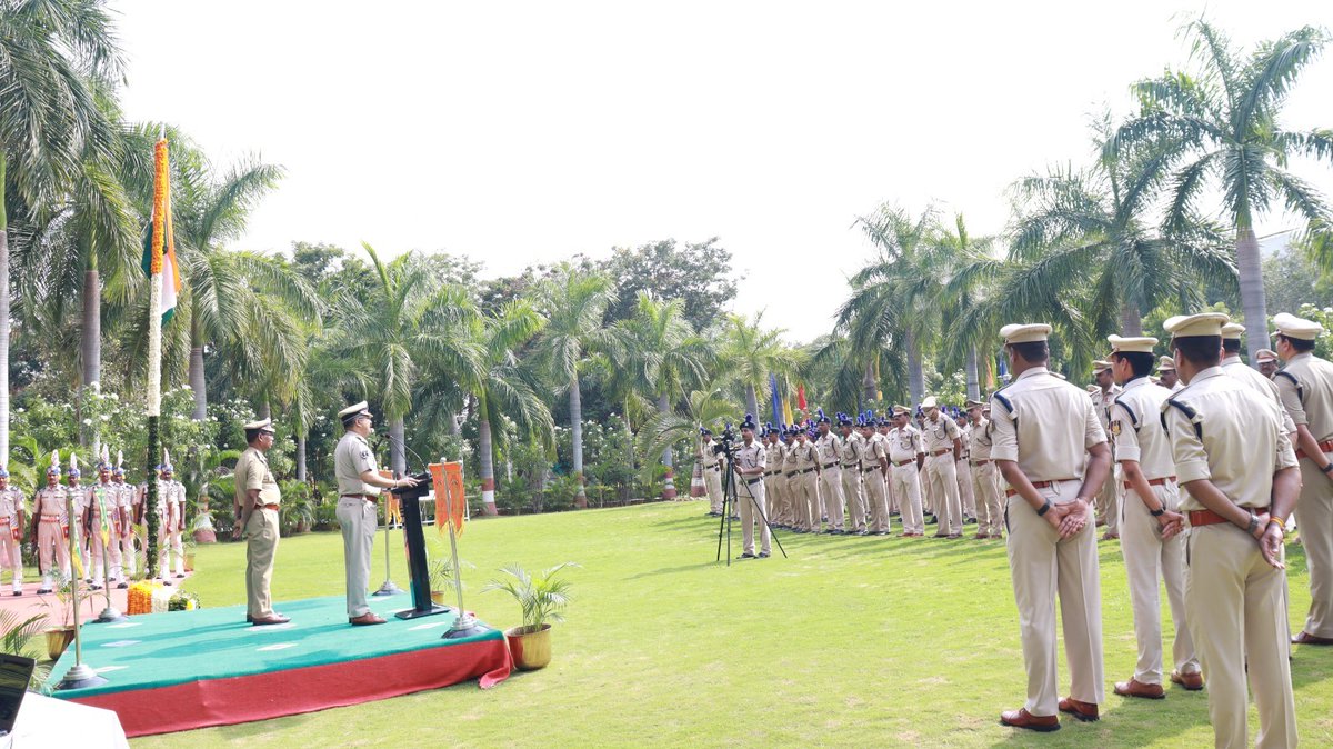   78th National Festival, the Independence Day. Tricolor hoisted at HQ Southern Sector.
