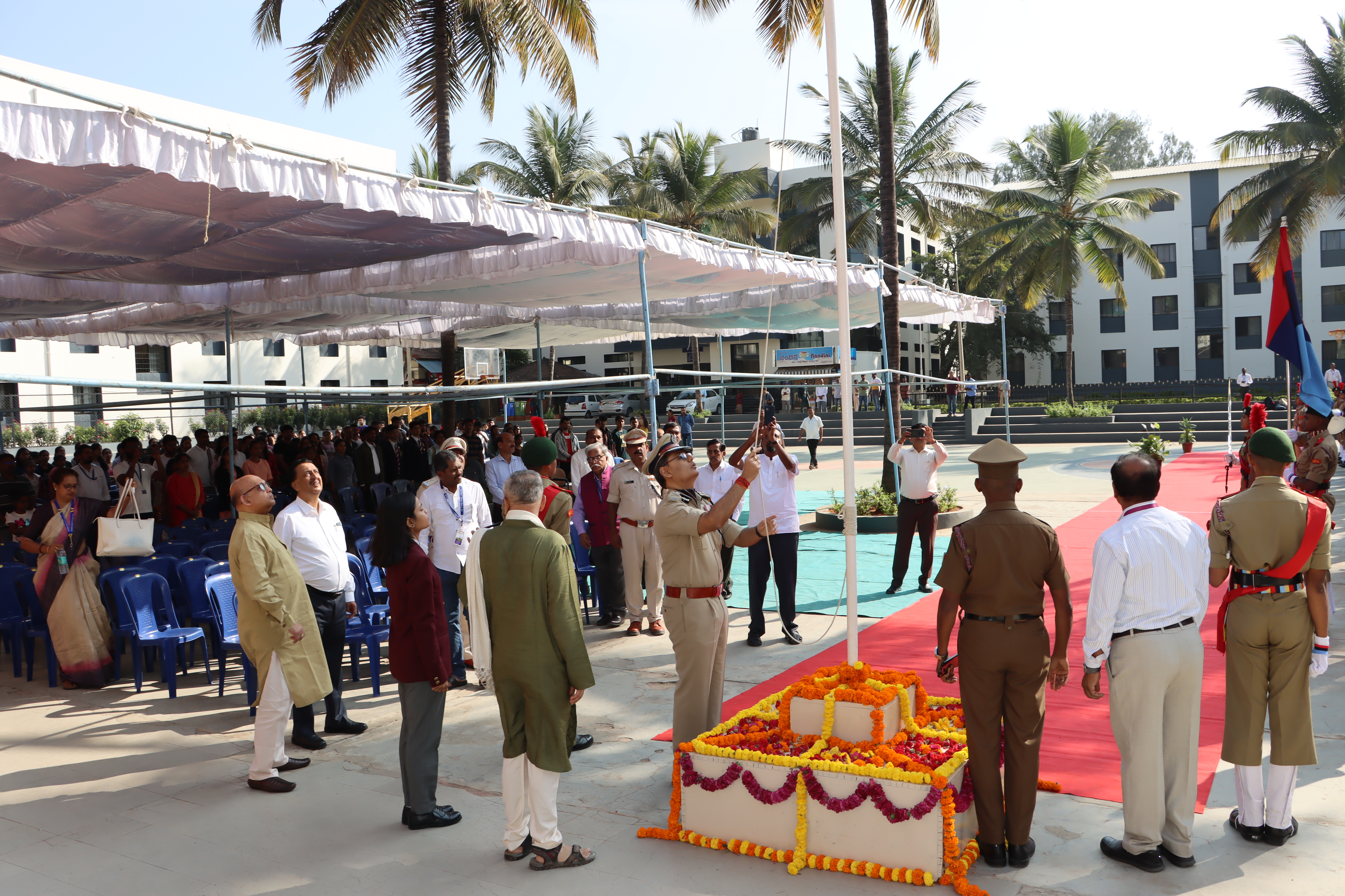   NITTE Meenakshi School Republic Day celebration@26-01-2024
