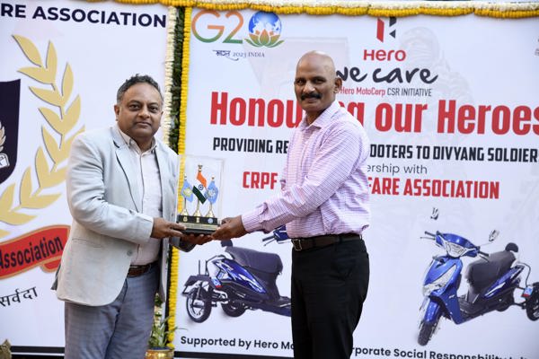  Handing over ceremnoy  of Retrofitted scooters 