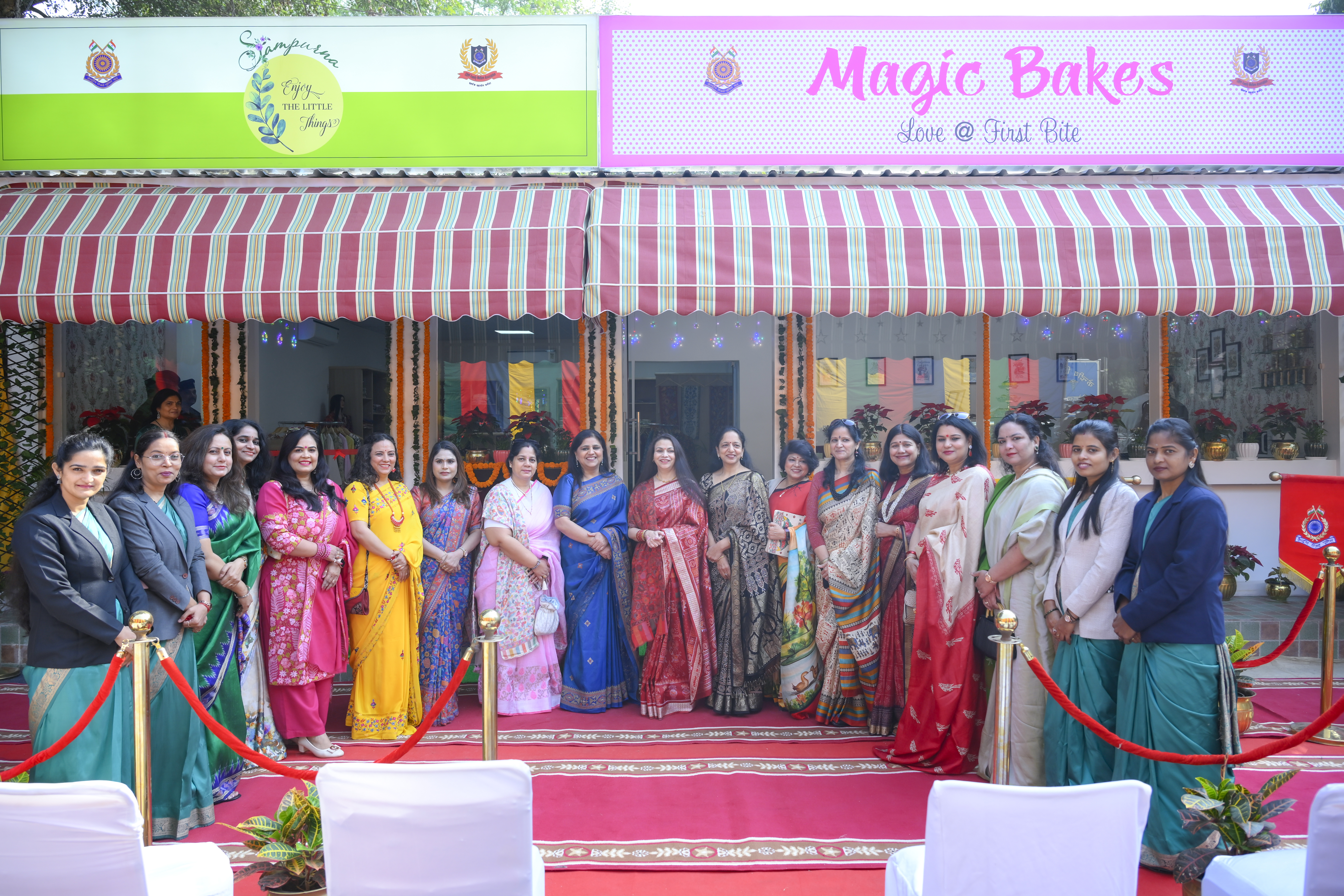   Inauguration  of bakery shop (Magic Bakes)  and visit of (SAMPURNA) at DG Staff Camp, New Delhi