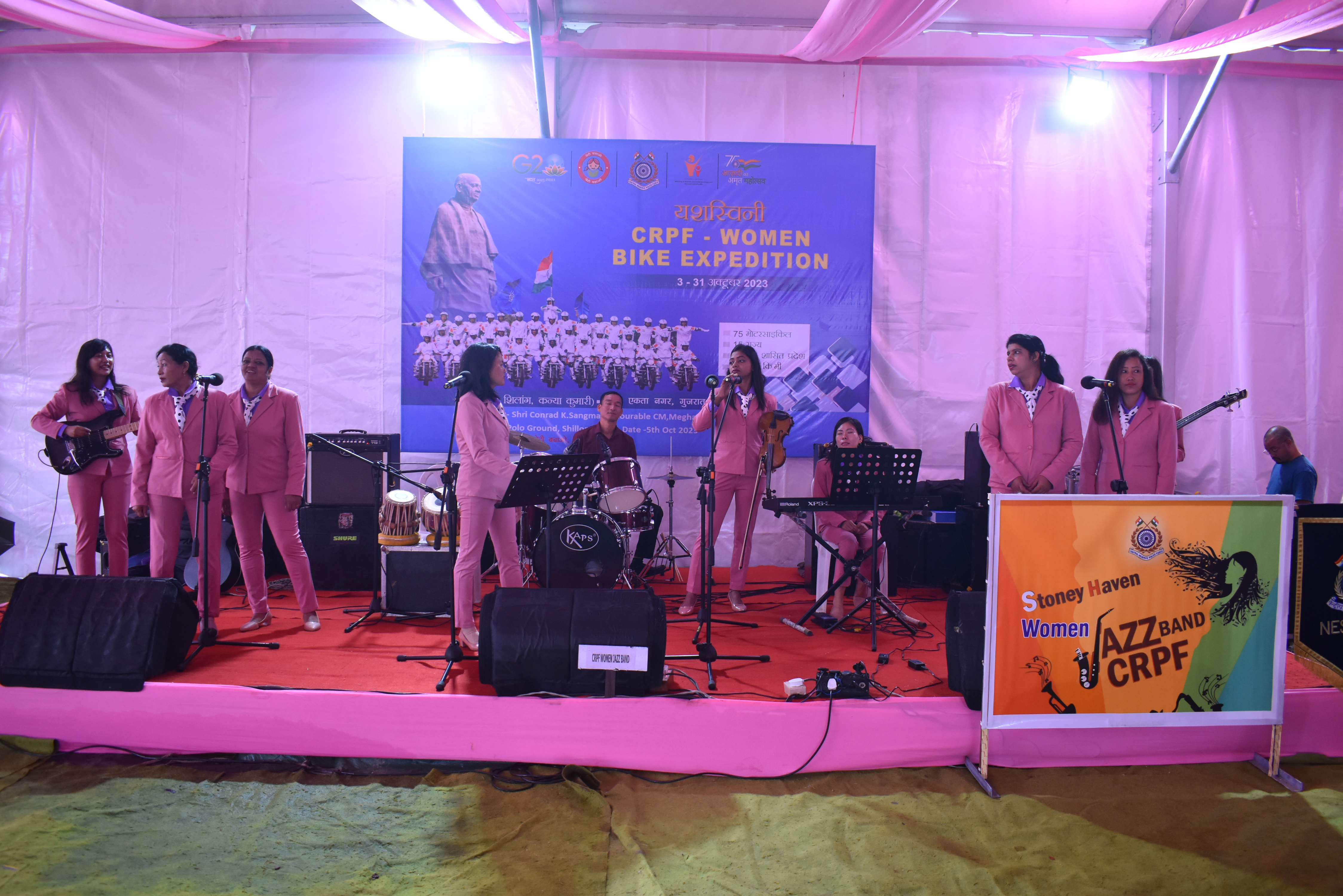 Scintillating Performance STONEY HAVEN WOMAN JAZZ TEAM SHILLONG 