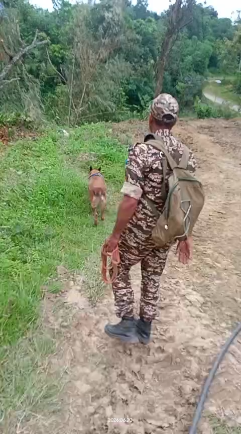 Training of Dogs at 08 Bn CRPF, Bishnupur