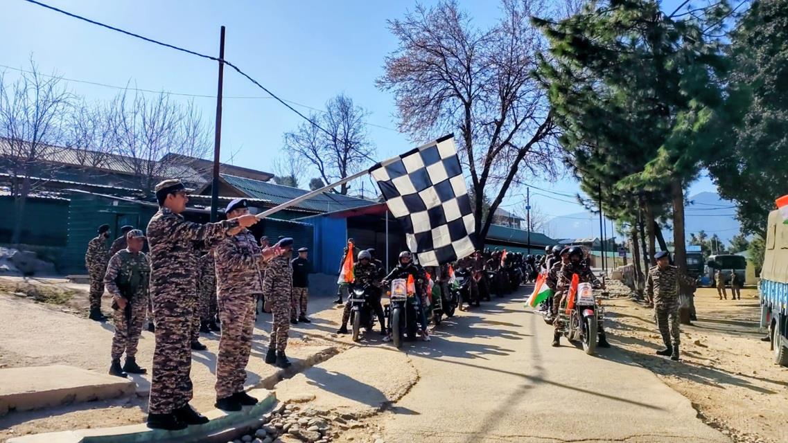 CRPF Bike Rally Spread Awareness Against Drugs