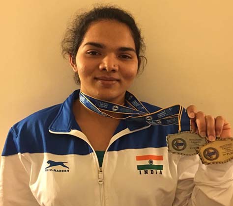 No. 171040084 RT/GD (HG) (Mahila) Seema of Central Weightlifting Team CRPF Represented India in Commonwealth Senior Qualification event…